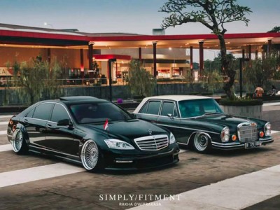 Mercedes Benz w221 modified bagged case‘’luxury business posture‘’