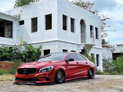 American Mercedes Benz CLA bagged is popular