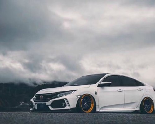 Ten generation Honda Civic bagged Outstanding style