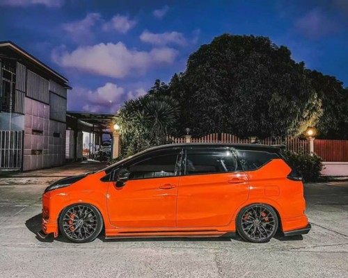 Red Orange Mitsubishi Xpander Bagged from Thailand