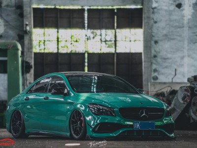 Customizing the Mercedes-Benz CLA Bagged: A Journey of Unique Expression