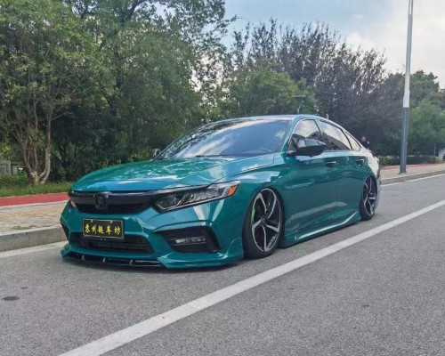 Unveiling Elegance: The Bagged Honda Accord